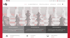 Desktop Screenshot of cdp-consulting.de